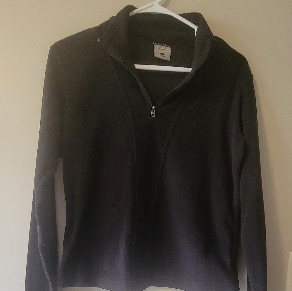 Columbia Women's Black Zip-Up Fleece Pullover